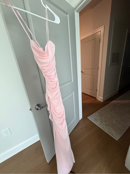 Babyboo Fashion Dresses & Skirts - Women's Pink Ruched Maxi Dress - Sleeveless Spaghetti Strap